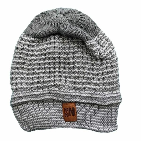 Gorro de Lana Gris Claro - Imagen 2