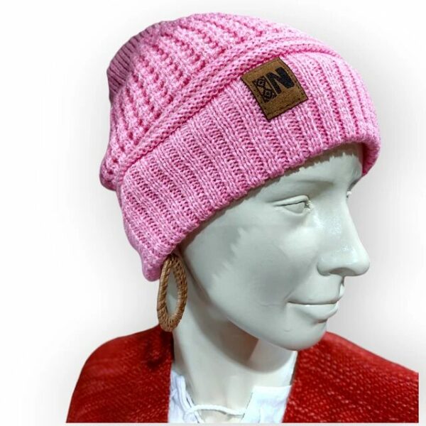 Gorro de Lana Rosado