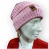 Gorro de Lana Rosado Claro