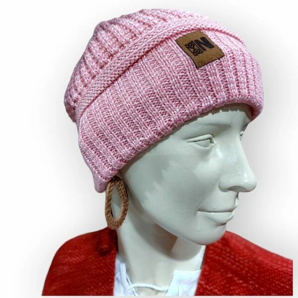 Gorro de Lana Rosado Claro