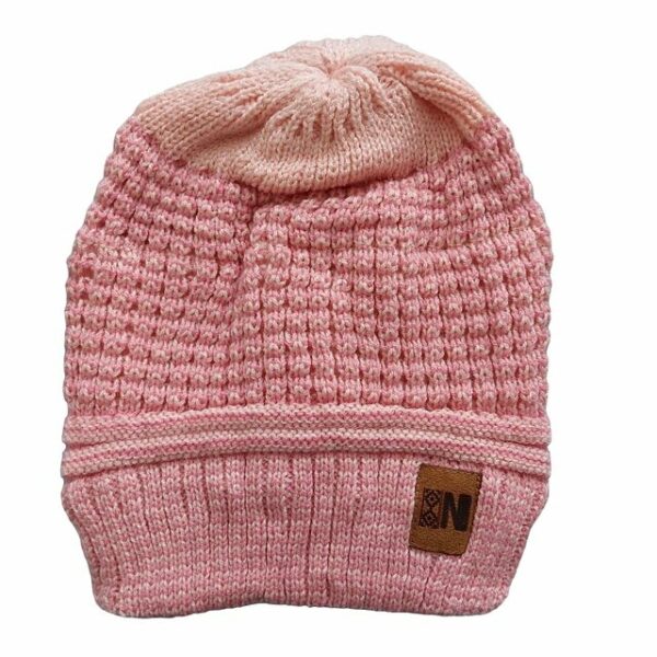 Gorro de Lana Rosado Claro - Imagen 2