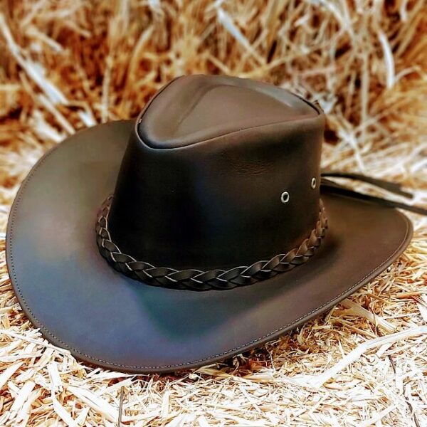 Sombrero de Cuero Australiano - Imagen 2