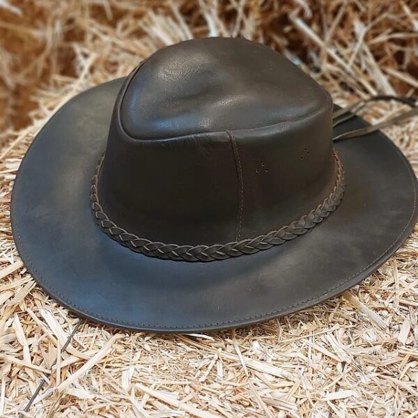 Sombrero Cuero Envejecido - Imagen 4