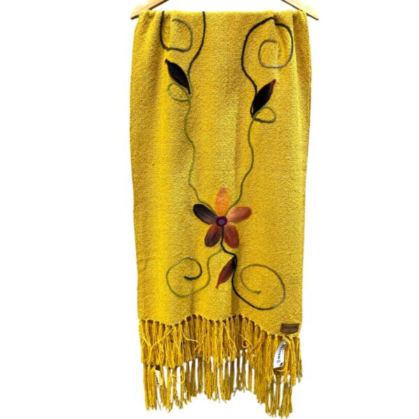 Echarpe artesanal amarillo