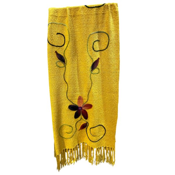 Echarpe artesanal amarillo