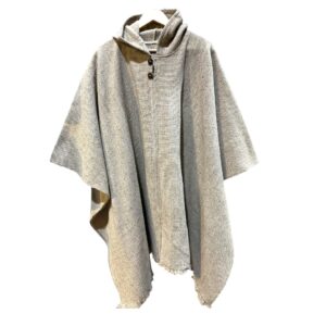 poncho cordillera gris claro