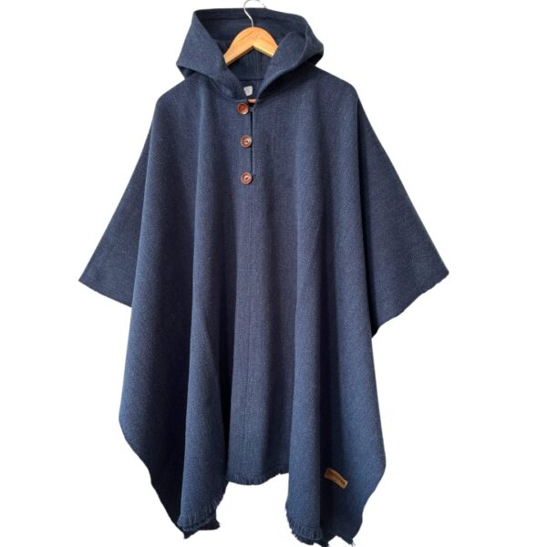 Poncho de lana, artesanal